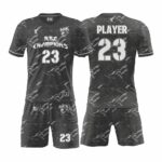 Players wearing custom USA soccer uniforms with matching jerseys and shorts—designed for comfort, performance, and national team pride.