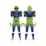 Custom youth American football uniforms designed for performance, durability, and team identity—perfect for young athletes on the field.