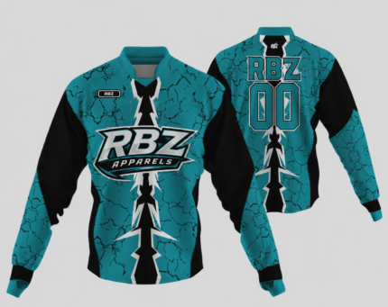 Custom paintball jersey Venom by RBZ Apparels featuring breathable fabric, full customization, team logos, and professional performance design.
